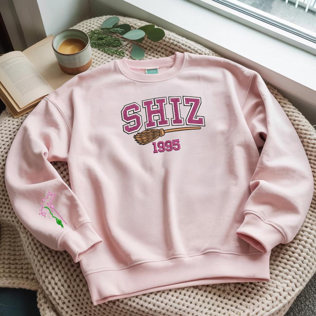 Elphaba & Glinda Embroidered Sweatshirt - Wicked Broadway Musical