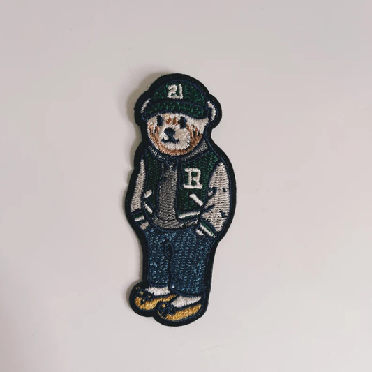 Teddy Bear Iron-On Patch