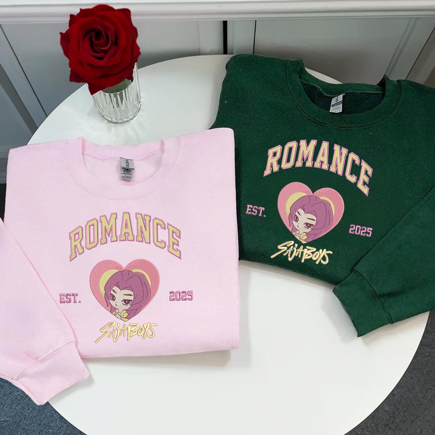 Huntrix Zoey Embroidered Sweatshirt: KPOP Fan Shirt
