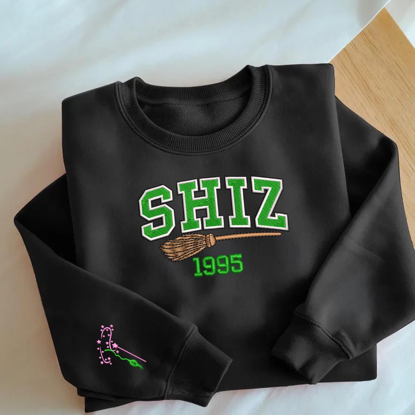 Elphaba & Glinda Embroidered Sweatshirt - Wicked Broadway Musical