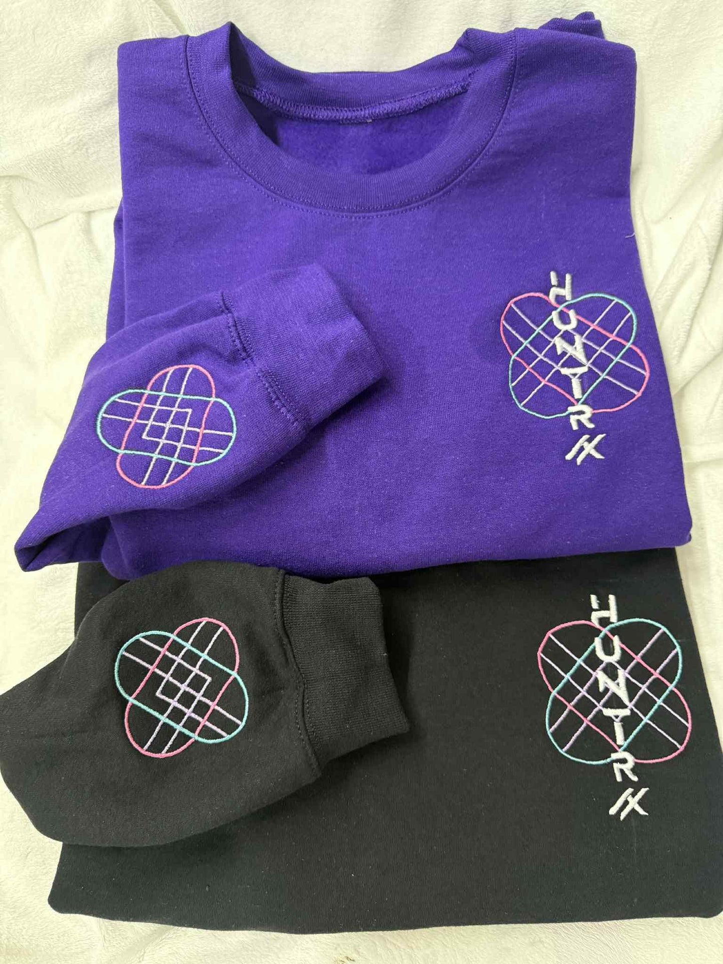 Huntrix KPOP Band Embroidered Sweatshirt, Demon Hunter Hoodie, Kpop Demon Huntrix Gift Gift for Huntrix fans, Gift for Huntrix fans