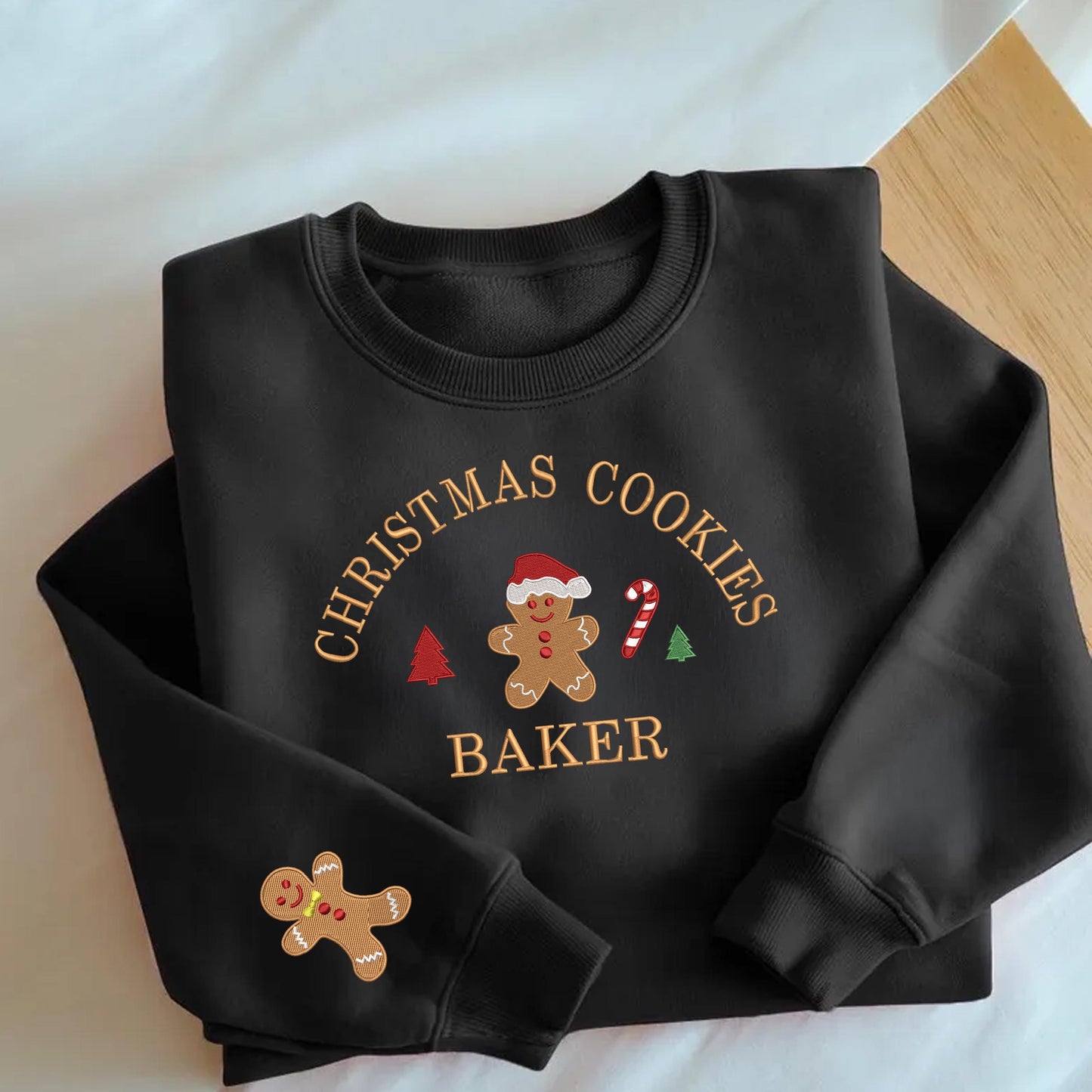 Christmas Cookie Baker Sweatshirt, Christmas Cookie Tester Embroidered  Sweatshirt, Christmas Crewneck Sweatshirt, Couple Xmas Sweatshirt