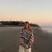 Hand-Knitted Colorful Striped Sweater