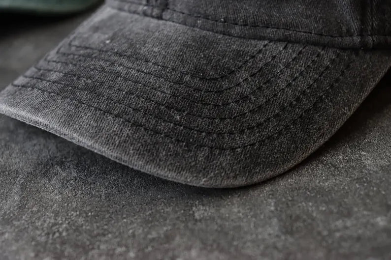 Embroidered Unisex Cap With Text
