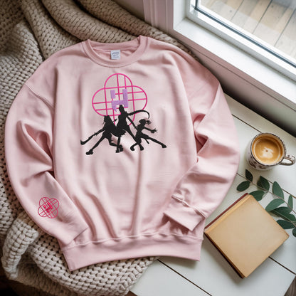Huntrix & Sajaboy Sweatshirt, Kpop Demon Hunters Sweatshirt, Mira Rumi Joey Merch , Demon Hunter Merch, Gift For Kpop Fan, Kpop Movie Shirt
