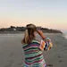 Hand-Knitted Colorful Striped Sweater