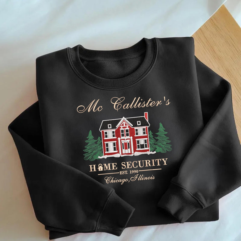 McCallister Home Security Sweatshirt: Christmas Movie Tee