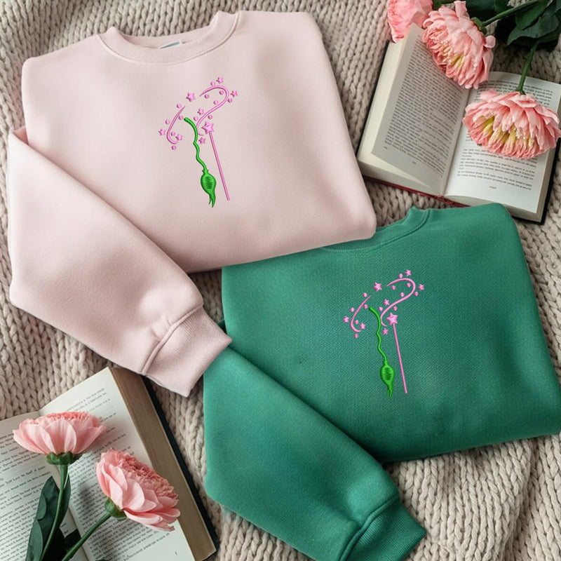 Embroidered Icon wicked Embroidered Sweatshirt