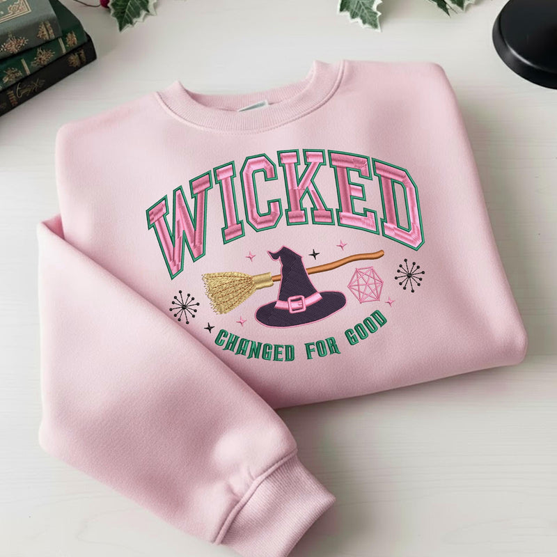 Wicked Changed for Good Embroidery Sweatshirt